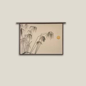 Through the Window with umbrella papyrus