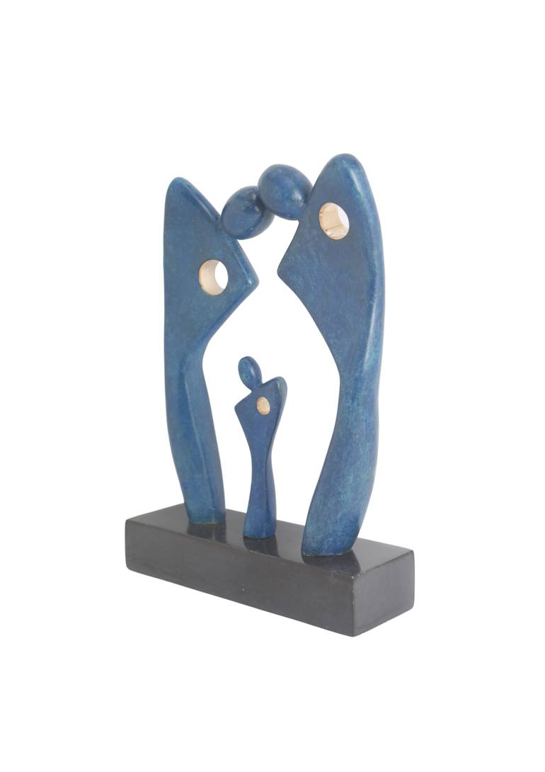 Original Abstract Family Sculpture by Damax Damax 
