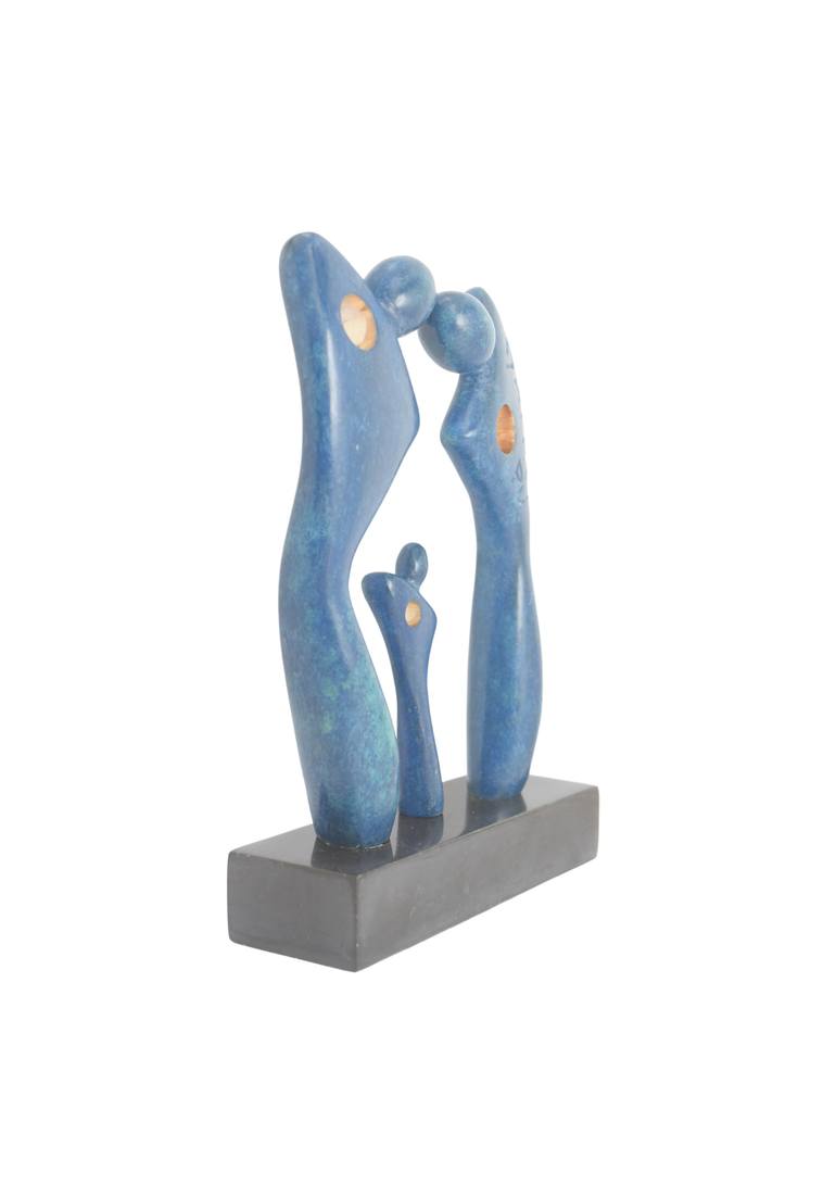 Original Abstract Family Sculpture by Damax Damax 
