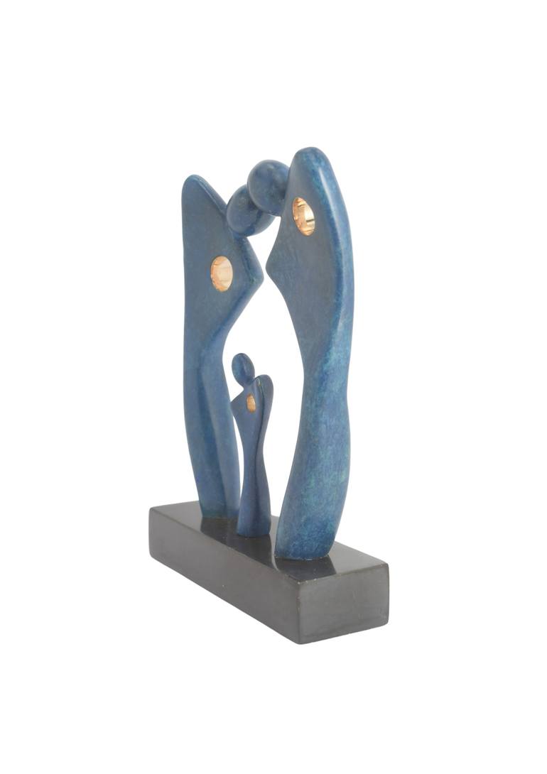 Original Abstract Family Sculpture by Damax Damax 