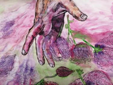 Watercolor painting "Loss due to anger engaged in hard work" thumb