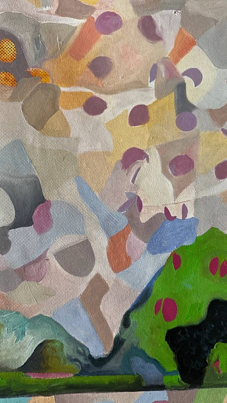 Original Abstract Painting by Constantin Roucault