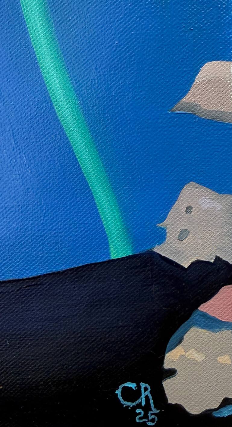 Original Abstract Painting by Constantin Roucault