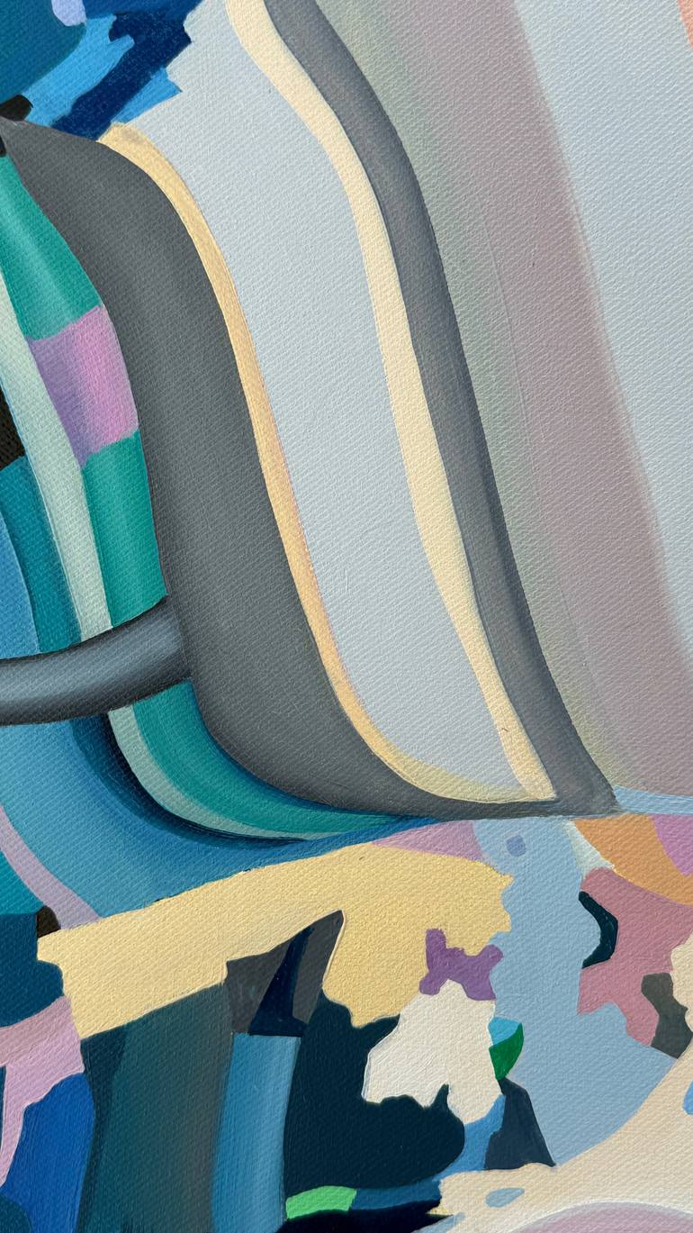 Original Abstract Painting by Constantin Roucault
