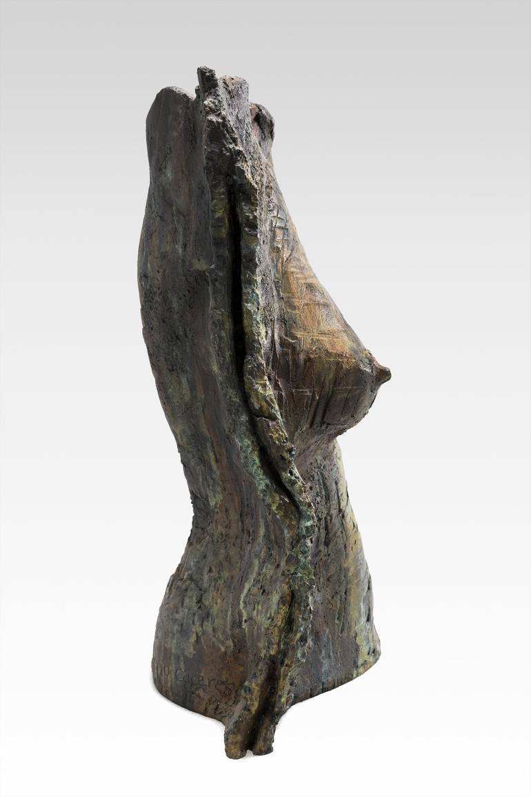 Original Expressionism Nude Sculpture by Olga Caceres