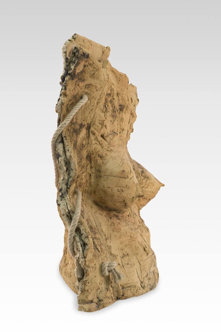 Original Expressionism Nude Sculpture by Olga Caceres