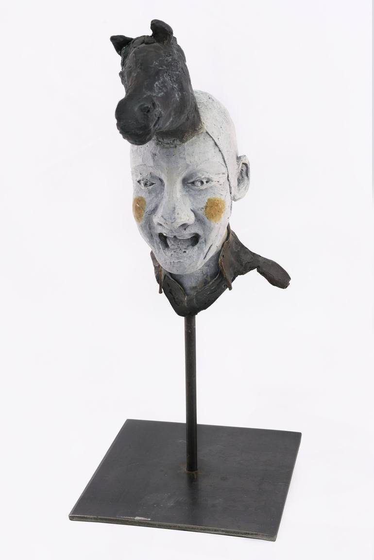 Original People Sculpture by Olga Caceres