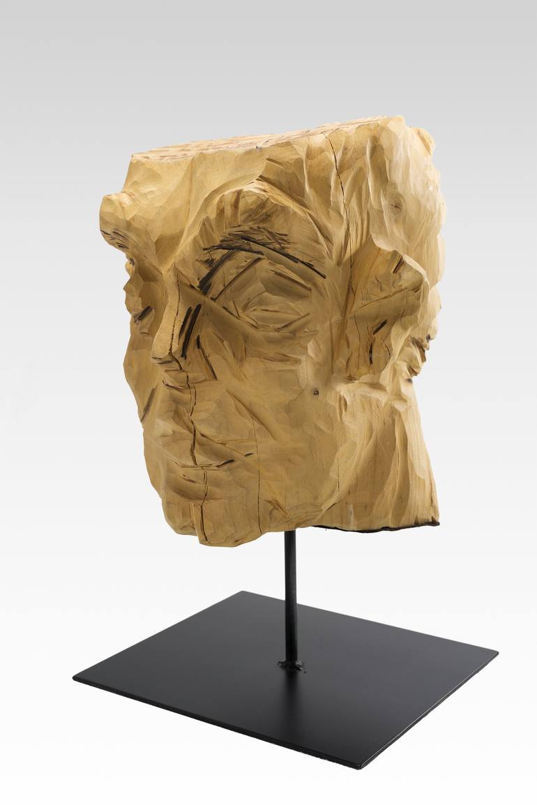 Original Portrait Sculpture by Olga Caceres
