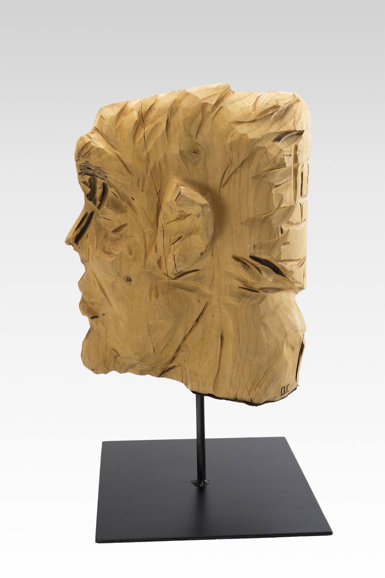 Original Portrait Sculpture by Olga Caceres