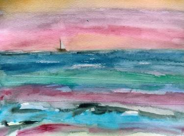 Original Sailboat Paintings by Flora S