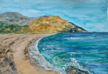 Original Beach Paintings by Flora S