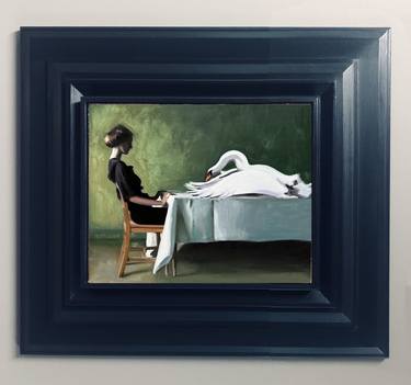 Original Post-impressionism Fantasy Painting by Sharon Okun