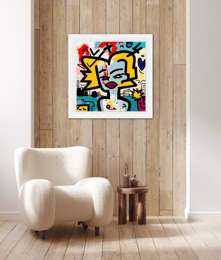 Original Street Art Graffiti Digital by Steven MdM Evelixia Design