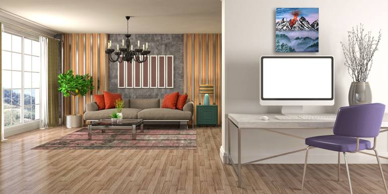 Original Contemporary Nature Painting by Irina Os