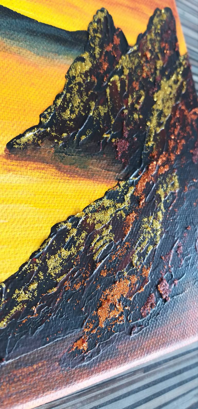 Original Contemporary Abstract Painting by Irina Os