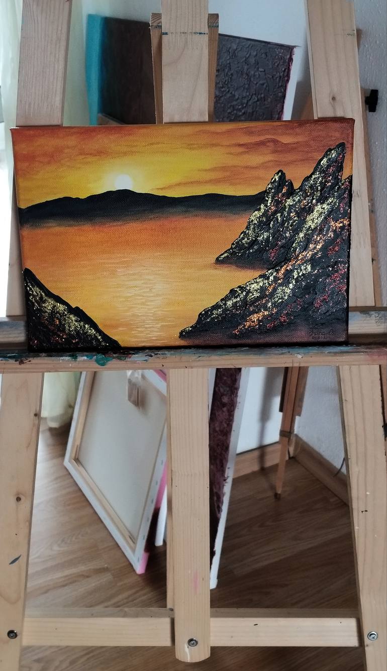 Original Contemporary Abstract Painting by Irina Os