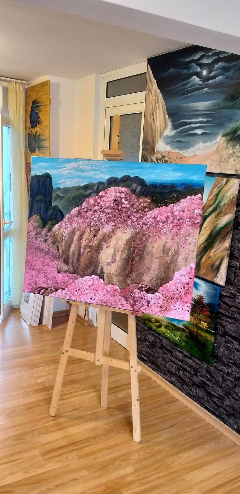 Original Contemporary Landscape Painting by Irina Os