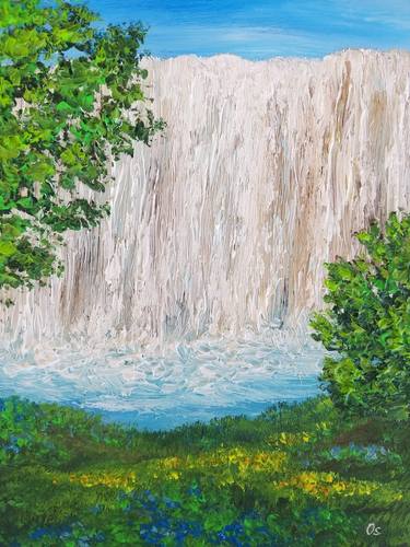 Original Color Field Painting Landscape Paintings by Irina Os