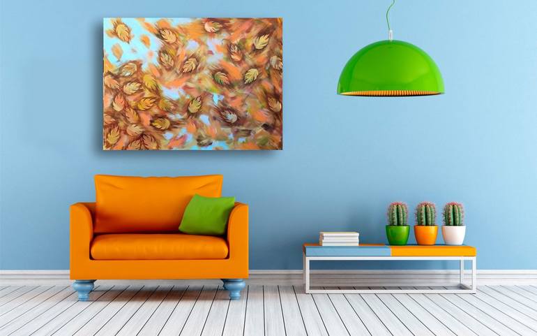 Original Art Deco Abstract Painting by Irina Os