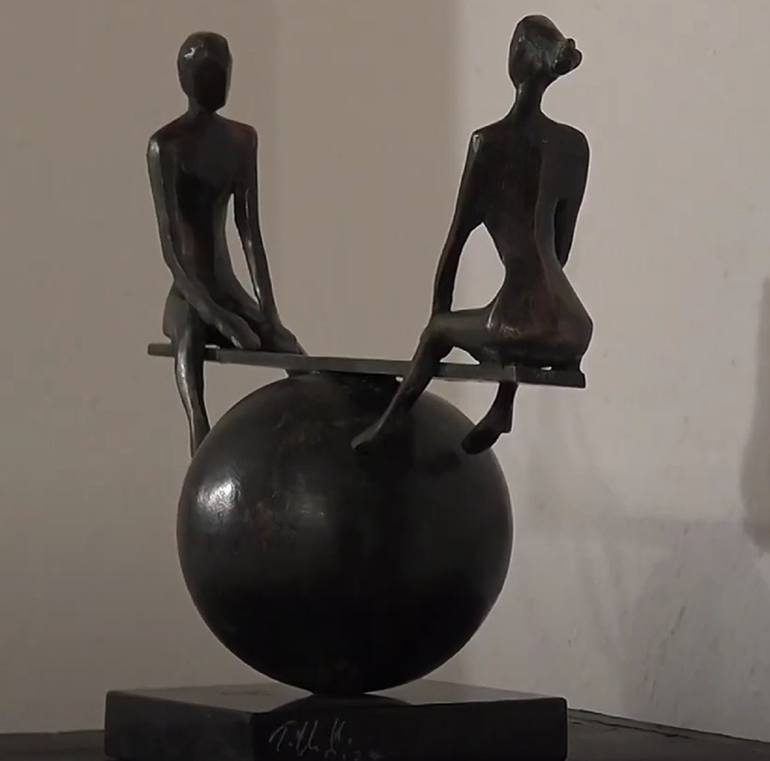 Original Love Sculpture by Kristof Toth