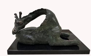 Original Cubism Animal Sculpture by Kristof Toth