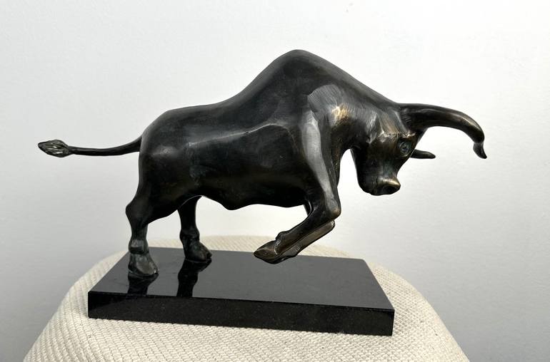 Original Cubism Animal Sculpture by Kristof Toth