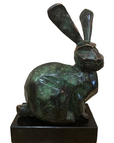 Original Cubism Animal Sculpture by Kristof Toth