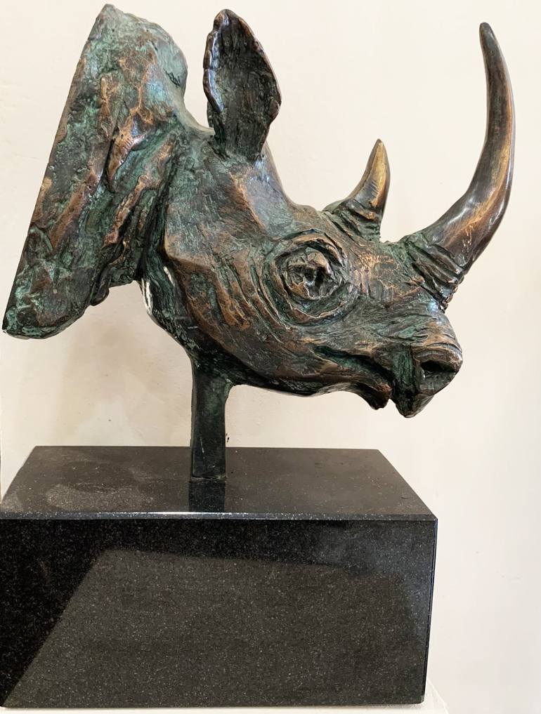 Original Cubism Animal Sculpture by Kristof Toth