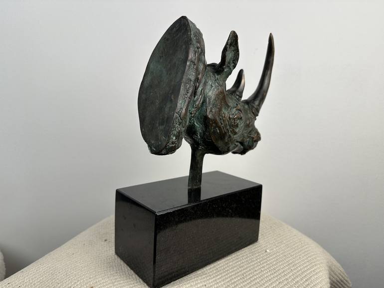 Original Cubism Animal Sculpture by Kristof Toth