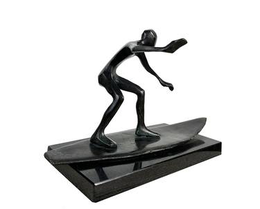 Original Cubism Sport Sculpture by Kristof Toth