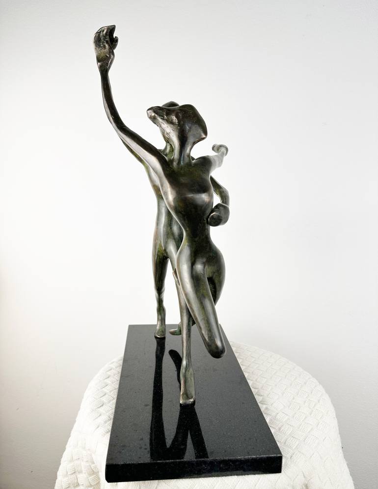 Original Figurative Music Sculpture by Kristof Toth