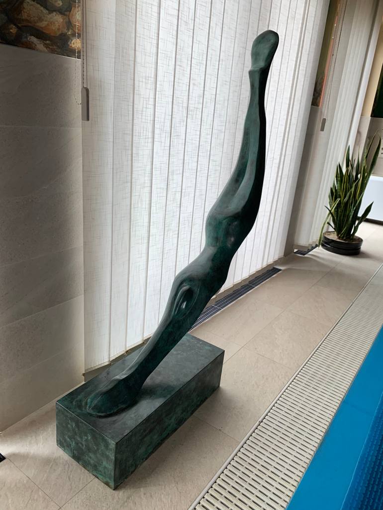 Original Contemporary Sports Sculpture by Kristof Toth