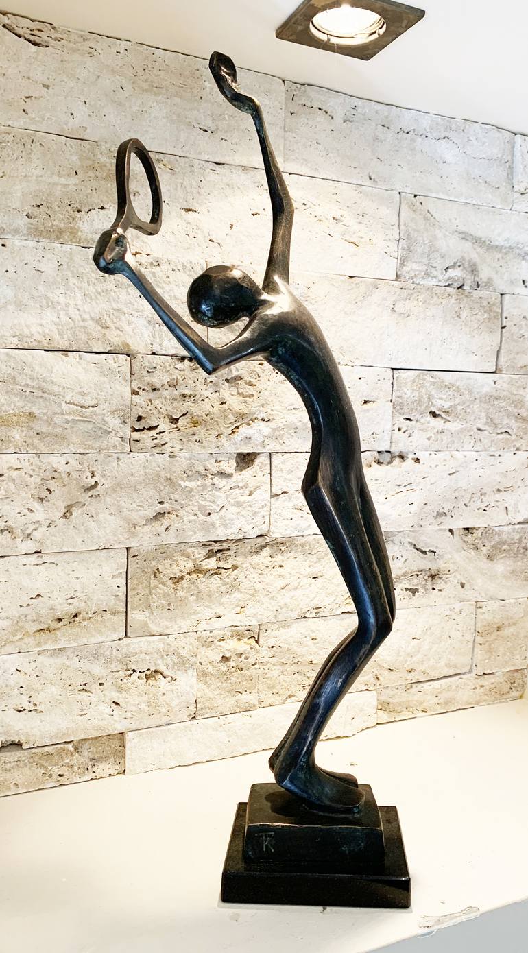 Original Figurative Sports Sculpture by Kristof Toth