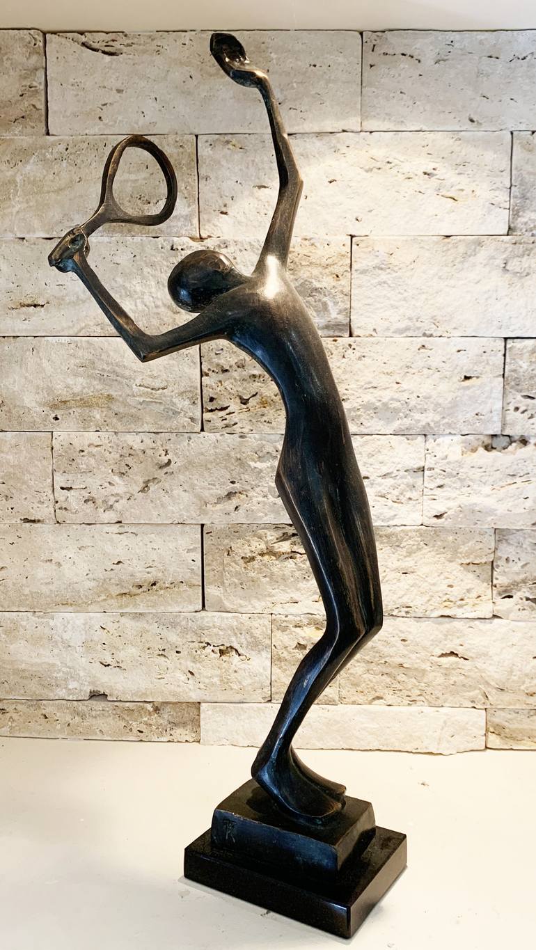 Original Figurative Sports Sculpture by Kristof Toth