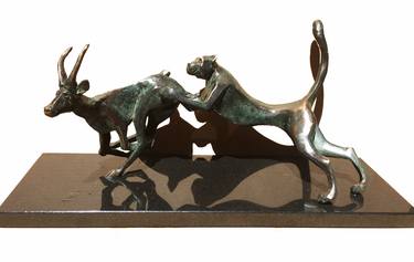 Original Realism Animal Sculpture by Kristof Toth