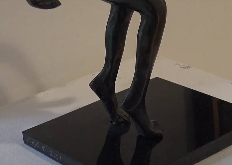 Original Figurative Music Sculpture by Kristof Toth