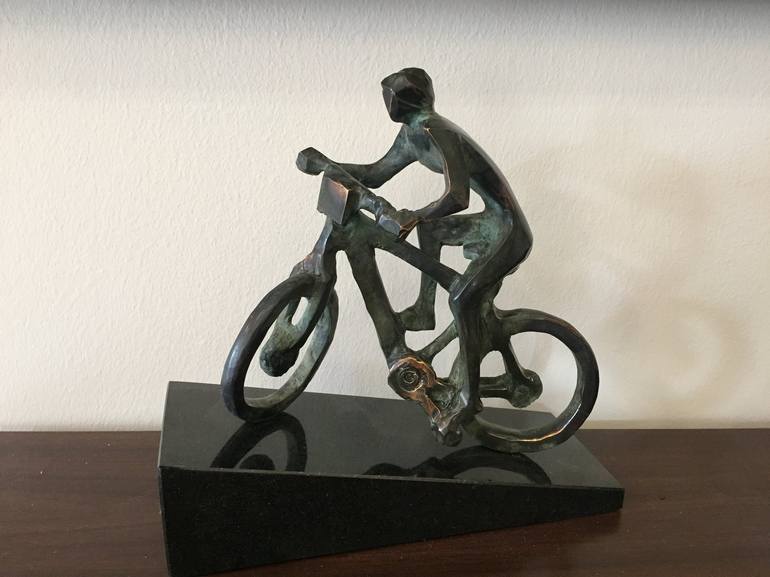 Original Bike Sculpture by Kristof Toth