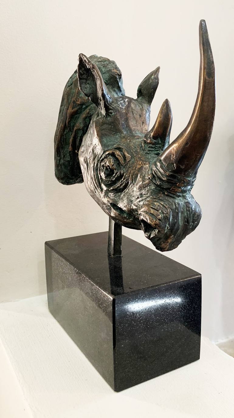 Original Cubism Animal Sculpture by Kristof Toth