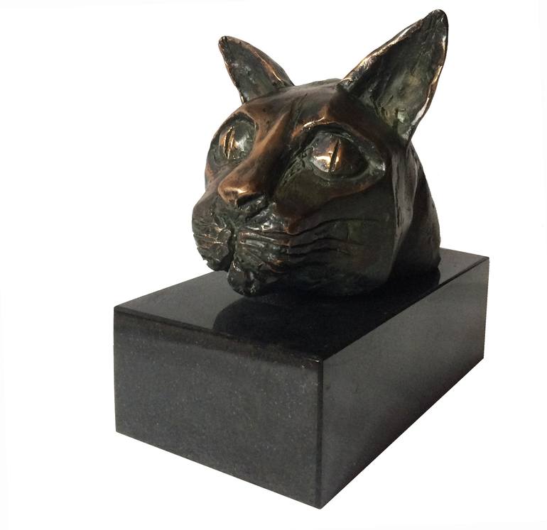 Original Cats Sculpture by Kristof Toth