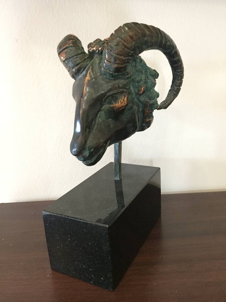 Original Cubism Animal Sculpture by Kristof Toth