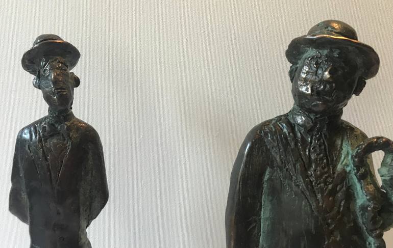 Original Cubism Cinema Sculpture by Kristof Toth