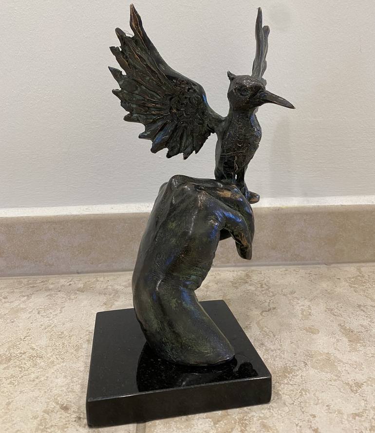 Original Cubism Animal Sculpture by Kristof Toth