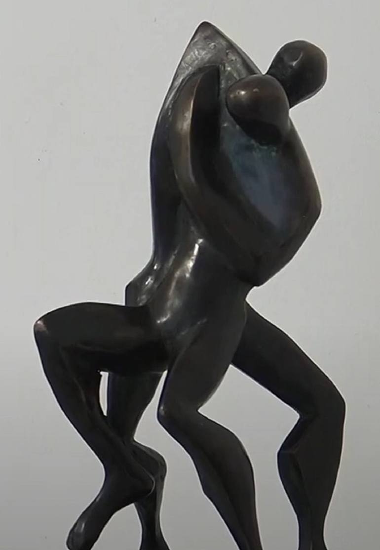 Original Sport Sculpture by Kristof Toth