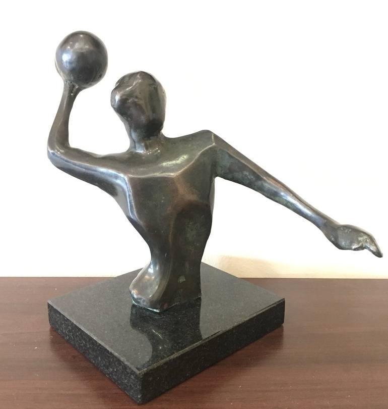 Original Sport Sculpture by Kristof Toth