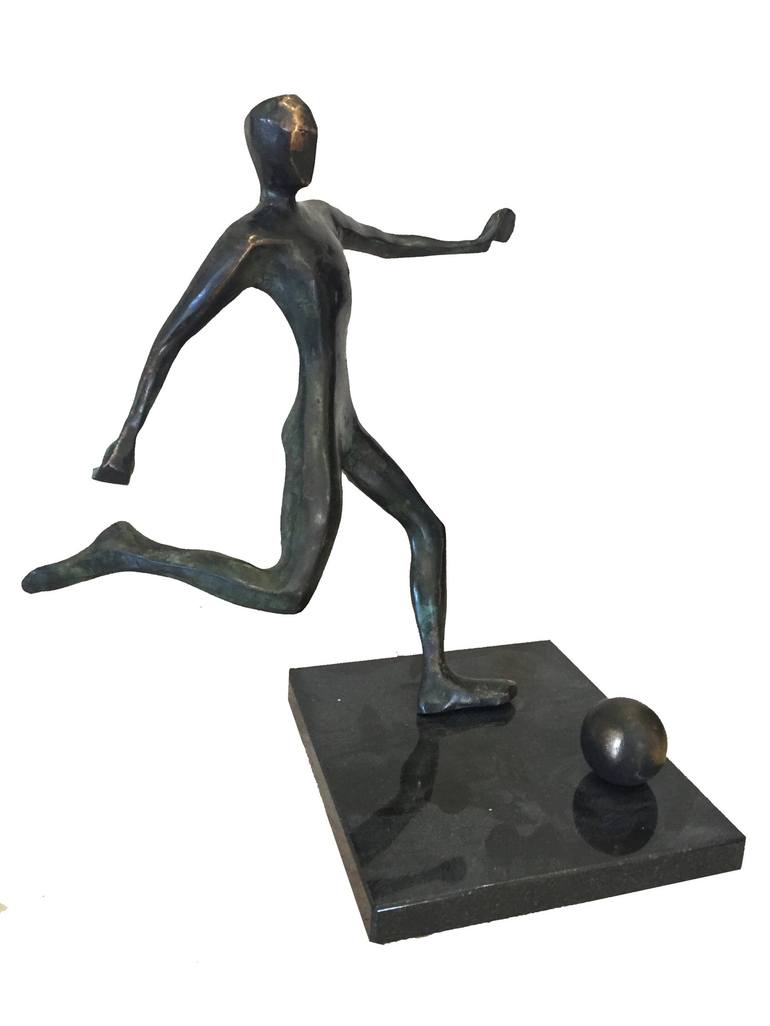 Original Sports Sculpture by Kristof Toth