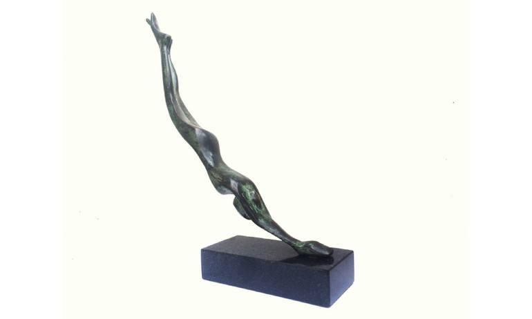 Original Figurative Sport Sculpture by Kristof Toth