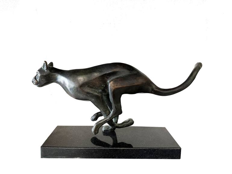 Original Cubism Animal Sculpture by Kristof Toth