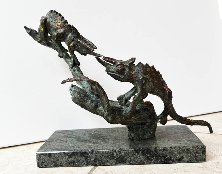 Original Figurative Animal Sculpture by Kristof Toth