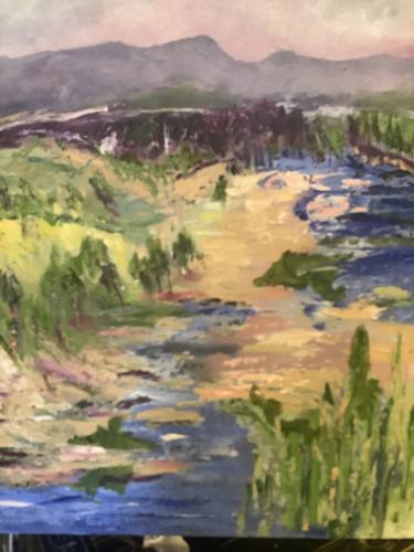 Original Romanticism Landscape Paintings by Pip Balfe