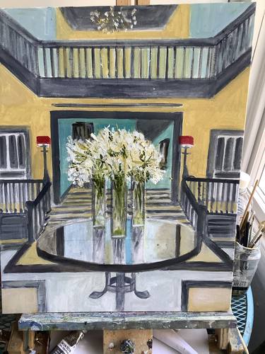 Print of Art Deco Architecture Paintings by Pip Balfe